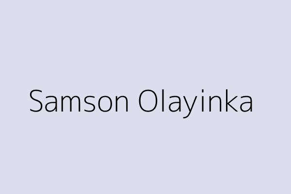 Samson Olayinka